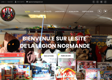 Création site web Association Légion Normande