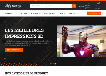 Site E-Commerce Manu3D