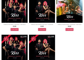 Refonte site web CABARET Le Live