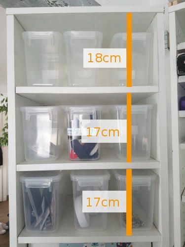 Caisson gauche - Boîtes plastique HAUT