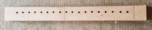 Gabarit en MDF (medium)