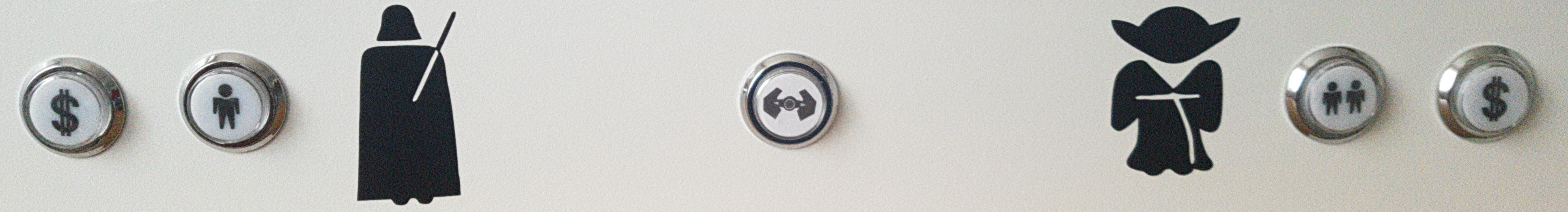 Plug & borne - Bartop star wars - Panel avant