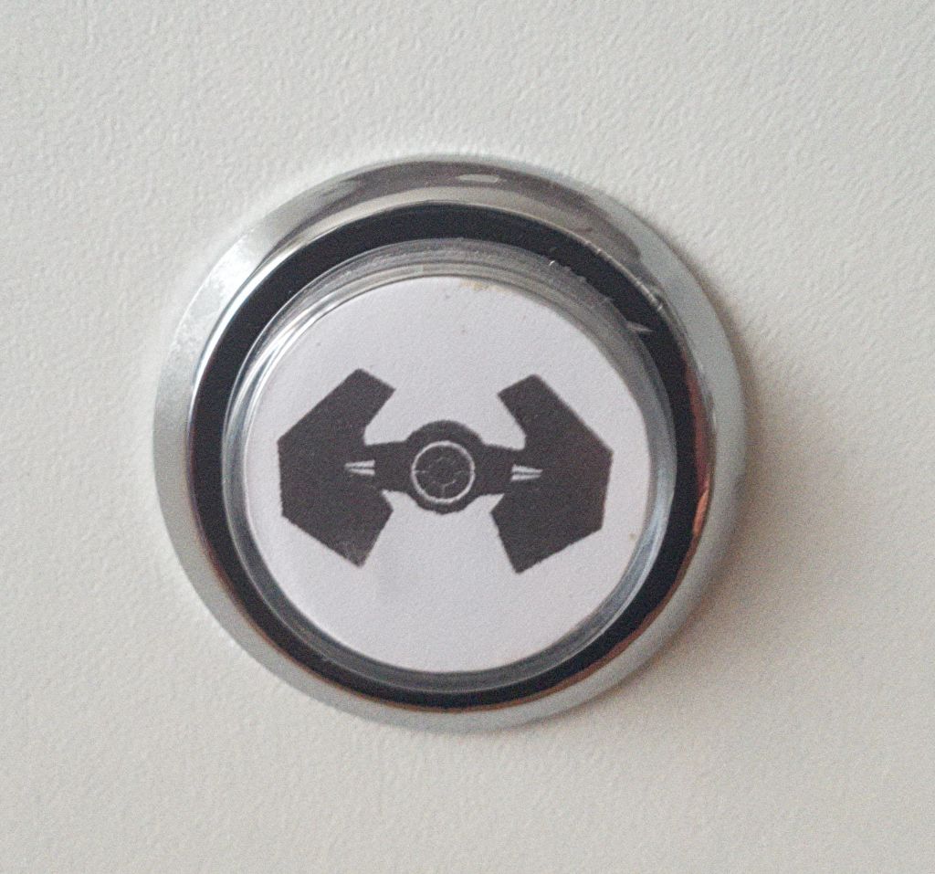 Plug & borne - Bartop star wars - Panel avant bouton hot key - Tie Fighter